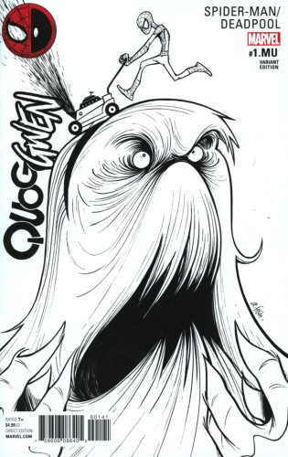 SPIDER-MAN DEADPOOL #1.MU GWENSTER UNLEASHED SKETCH VAR