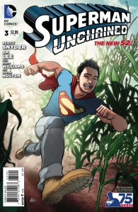 SUPERMAN UNCHAINED #3 75TH ANNIVERSARY VARIANT EDITION NEW 52 COVER