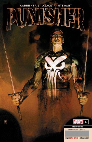 PUNISHER #1 2ND PTG MALEEV VAR