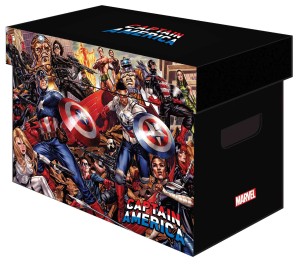 MARVEL GRAPHIC COMIC BOX CAPTAIN AMERICA (PUDŁO NA KOMIKSY)
