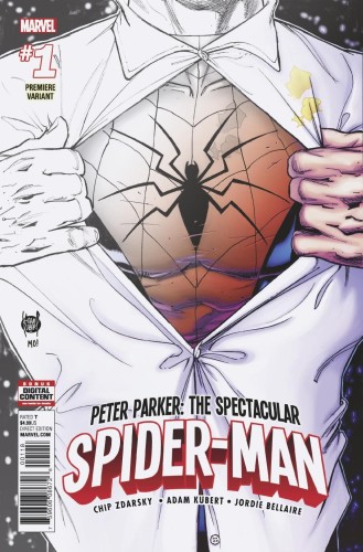 PETER PARKER SPECTACULAR SPIDER-MAN #1 KUBERT PREM VAR