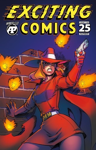 EXCITING COMICS #25 CVR A FRED PERRY