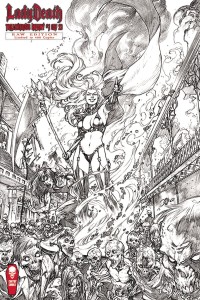 LADY DEATH TREACHEROUS INFAMY #1 (OF 2) RAW ED