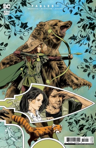 FABLES #151 CVR B MARK BUCKINGHAM CARD STOCK VAR