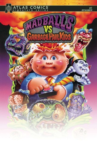 MADBALLS VS GARBAGE PAIL KIDS #1 CVR J TRADING CARD METAL PREMIUM