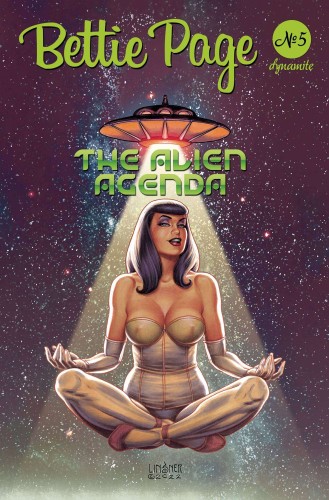 BETTIE PAGE ALIEN AGENDA #5 CVR A LINSNER