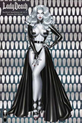 LADY DEATH SACRIFICIAL ANNIHILATION #2 (OF 2) CVR C ORTIZ PREMIUM FOIL