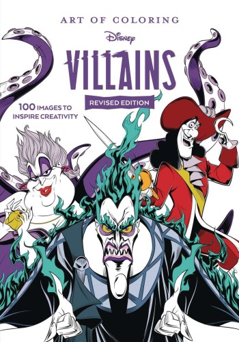 ART OF COLORING DISNEY VILLAINS SC (9781368076937)