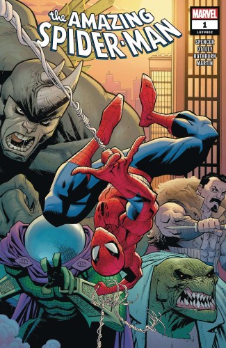 DF AMAZING SPIDER-MAN #1 OTTLEY SGN