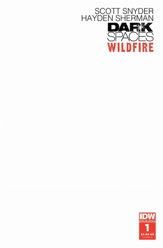 DARK SPACES WILDFIRE #1 CVR E BLANK SKETCH