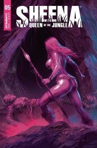 SHEENA QUEEN JUNGLE #5 CVR O FOC PARRILLO ULTRAVIOLET