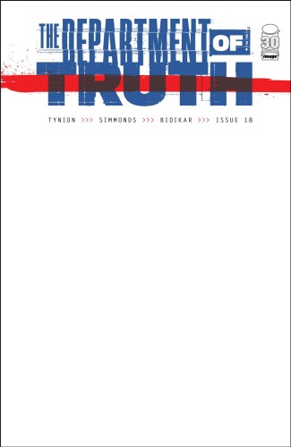 DEPARTMENT OF TRUTH #18 CVR B BLANK CVR