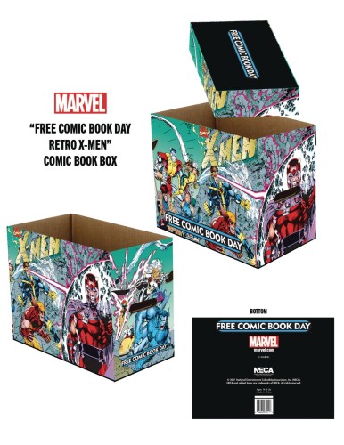 FCBD 2022 MARVEL X-MEN SHORT COMIC STORAGE BOX (PUDŁO NA KOMIKSY)