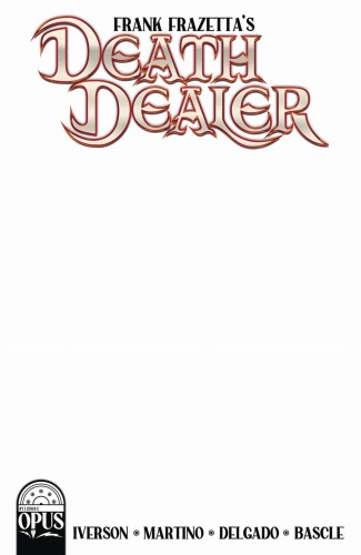 FRANK FRAZETTA DEATH DEALER #1 CVR C 5 COPY INCV BLANK SKETCH