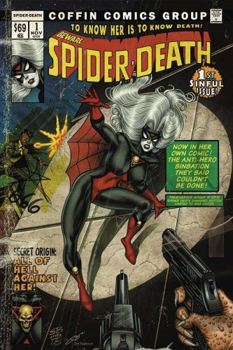 LADY DEATH TREACHEROUS INFAMY #1 (OF 2) SPIDER DEATH DAMAGED ED