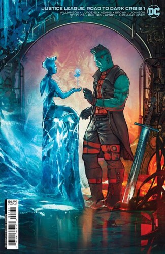 JUSTICE LEAGUE ROAD TO DARK CRISIS #1 (ONE SHOT) CVR C INC 1:25 RAFAEL SARMENTO CARD STOCK VAR