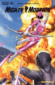 MIGHTY MORPHIN #21 CVR F FOC REVEAL VAR CLARKE