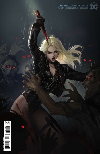 DC VS VAMPIRES #7 (OF 12) CVR C INC 1:25 LESLEY LEIRIX LI CARD STOCK VAR