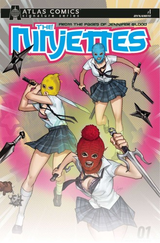NINJETTES #1 (OF 5) CVR M ATLAS SGN