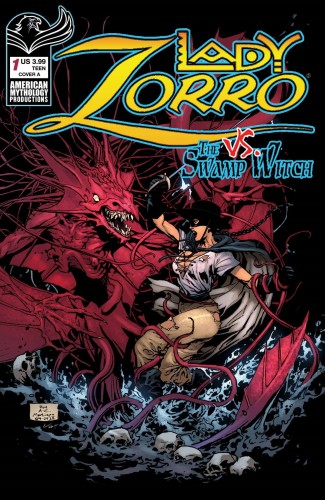 LADY ZORRO VS SWAMP WITCH ONE SHOT CVR A MARTINEZ