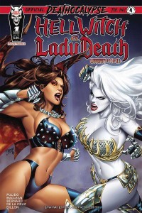 HELLWITCH VS LADY DEATH WARGASM #1 (OF 2) CVR A STANDARD BERNARD