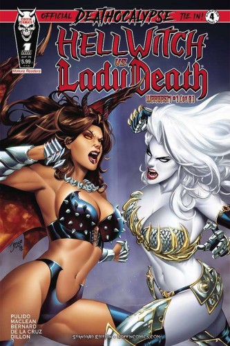 HELLWITCH VS LADY DEATH WARGASM #1 (OF 2) CVR A STANDARD BERNARD
