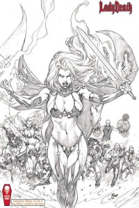 LADY DEATH CATACLYSMIC MAJESTY #1 (OF 2) RAW ED