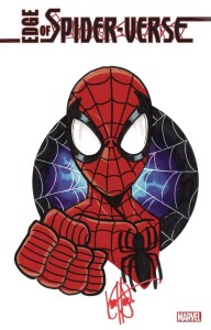 DF EDGE OF SPIDERVERSE #1 HAESER SPIDERMAN SKETCH