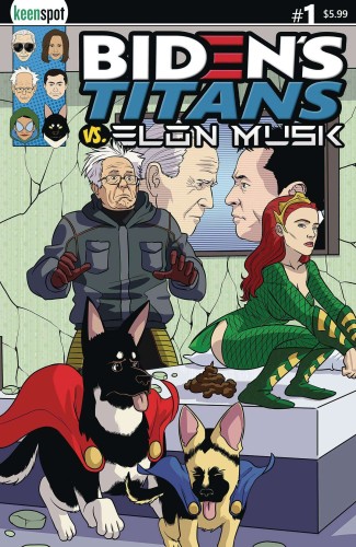 BIDENS TITANS VS ELON MUSK #1 CVR B REMULAC AMBER TURD