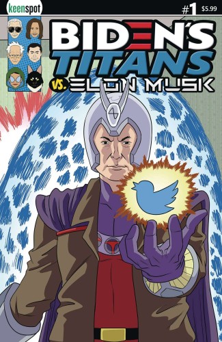 BIDENS TITANS VS ELON MUSK #1 CVR D REMULAC MAGNETO ELON