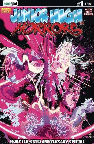JUNIOR HIGH HORRORS MONSTER SIZED ANNIV SP CVR A KENT