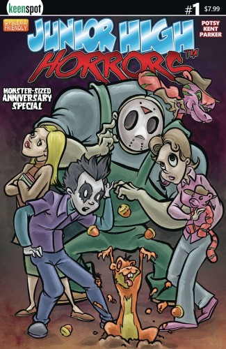 JUNIOR HIGH HORRORS MONSTER SIZED ANNIV SP CVR E ROSENBAUM