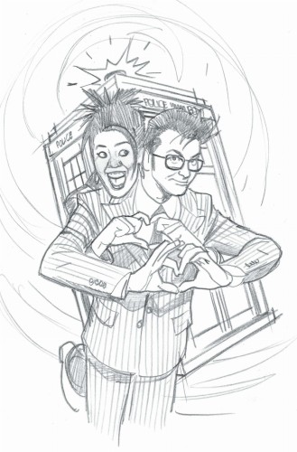 DOCTOR WHO SPECIAL 2022 ONE SHOT CVR D HUGHES SKETCH VIRGIN