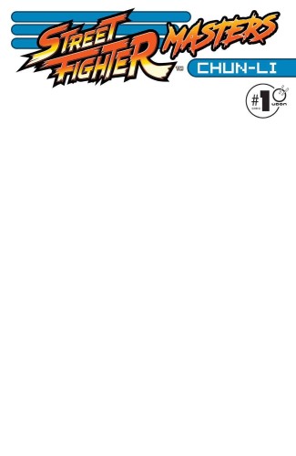 STREET FIGHTER MASTERS CHUN LI #1 CVR C BLANK SKETCH