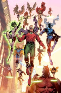 DARK CRISIS #3 (OF 7) CVR H DANIEL SAMPERE JSA CARD STOCK VAR