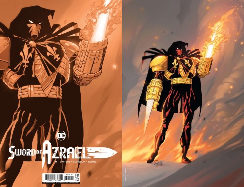 SWORD OF AZRAEL #1 (OF 6) CVR D INC 1:50 JOE QUESADA & TOMEU MOREY CARD STOCK VAR