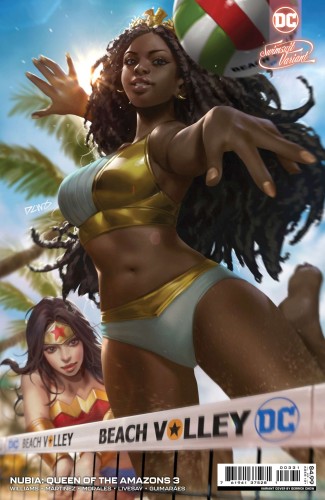 NUBIA QUEEN OF THE AMAZONS #3 (OF 4) CVR C DERRICK CHEW SWIMSUIT CARD STOCK VAR