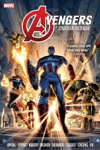 AVENGERS BY JONATHAN HICKMAN OMNIBUS HC VOL 01 WEAVER CVR (9781302945473)