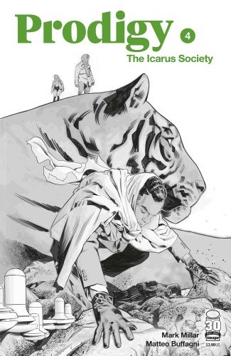 PRODIGY ICARUS SOCIETY #4 (OF 5) CVR B BUFFAGNI B&W