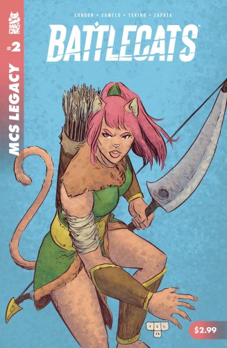 MAD CAVE STUDIOS LEGACY BATTLECATS #2 CVR B LONERGAN