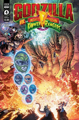 GODZILLA VS MMPR #4 (OF 5) CVR A FREDDIE WILLIAMS II