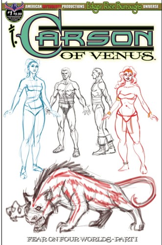 CARSON OF VENUS FEAR ON FOUR WORLDS #1 SPECIAL LTD ED CHARACTER CVR