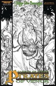 CARSON OF VENUS #1 PIRATES OF VENUS LTD ED B&W CVR