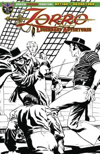 ZORRO LEGENDARY ADVENTURES #4 BLAZING BLADES OF ZORRO LTD ED CVR