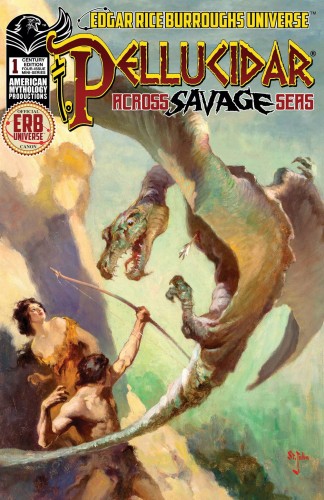 PELLUCIDAR ACROSS SAVAGE SEAS #1 (OF 4) CVR D CENTURY LTD ED
