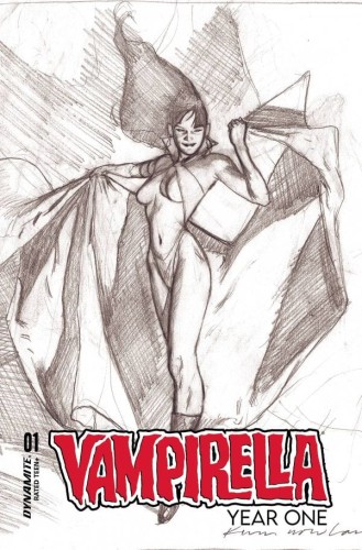 VAMPIRELLA YEAR ONE #1 CVR G 10 COPY INCV NOWLAN PENCILS ORI