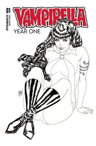 VAMPIRELLA YEAR ONE #1 CVR Z 7 COPY FOC INCV MARCH B&W