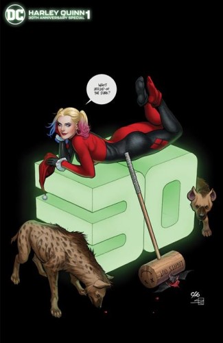 HARLEY QUINN 30TH ANNIVERSARY SPECIAL #1 (ONE SHOT) CVR N INC 1:10 FRANK CHO GLOW IN THE DARK VAR