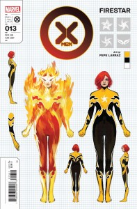 X-MEN #13 10 COPY INCV LARRAZ DESIGN VAR