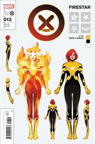 X-MEN #13 10 COPY INCV LARRAZ DESIGN VAR